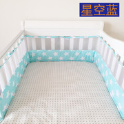 婴儿床床围a类防撞软包儿童拼接床围护栏宝宝，夏季透气一片式围栏