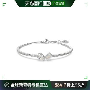韩国直邮swarovski 男女通用 戒指施华洛世奇设计水晶配饰银色