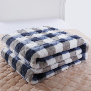 加厚保暖法兰绒毛毯床单，冬季铺床珊瑚绒床垫，双人加绒床毯单人防滑