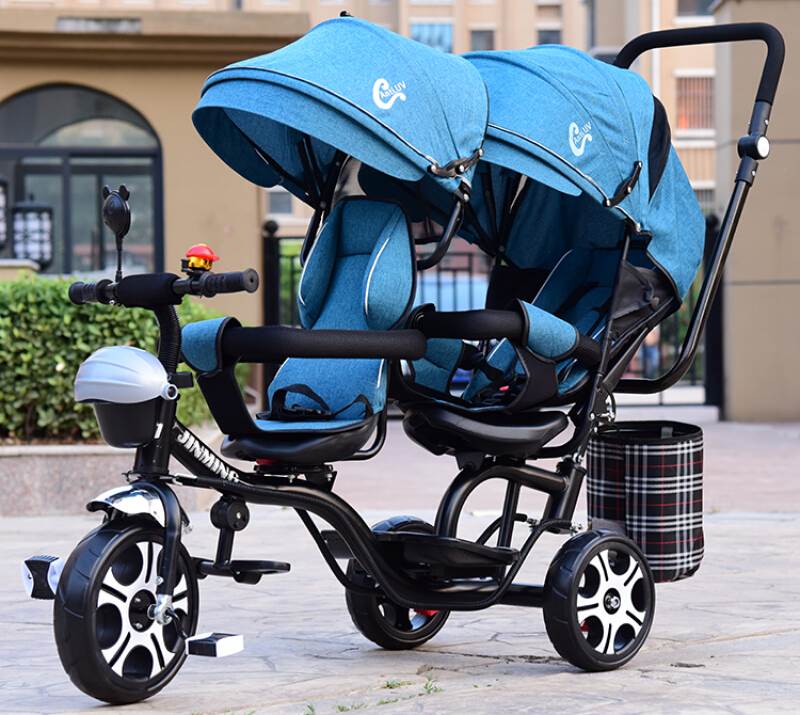 61 Children's Day gift Twin Tricycle children Double Block Bicycle Twin Strollers 1-7in the Toy/Childs/Puzzle/Building block/Model , Childs/Children skating , Scooter category - from Buy2taobao.com to provide professional Taobao agent buy service