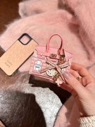 可爱少女樱花粉色小房子，迷你包包小众设计百搭铂金，创意可爱钥匙包