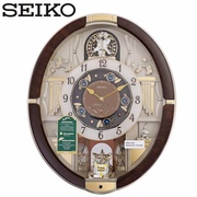 SEIKO日本精工挂钟客厅豪华整点音乐创意表演QXM289B