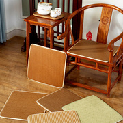 中式红木椅子坐垫办公室久坐海绵，圈椅垫实木沙发凳子座垫四季通用