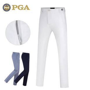 美国pga拉链口袋高尔夫裤子，男装运动长裤，春季golf球裤男裤服装