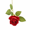 单枝红玫瑰仿真花干花束jk拍照直播道具节日，礼物婚庆摆设装饰假花