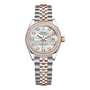 ROLEX劳力士手表女装日志型女表贝母盘钢带机械表M279381RBR-0013