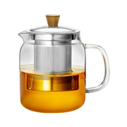 。绿珠玻璃茶壶家用过滤泡茶壶大容量水壶分离耐热玻璃壶花茶红茶