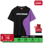 SprayGround2022夏季个性时尚创意男女情侣装短袖T恤W0720236