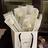 母亲节单支花束多支鲜花，包装袋玫瑰花包装纸，花艺diy材料资材摆摊