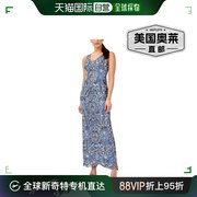 adriannapapell女式亮片长，晚礼服-灰蓝色美国奥莱直发