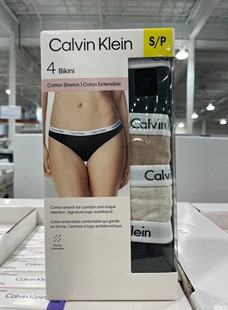 2盒减10元！加拿大直邮 Calvin Klein女士CK内裤4条装