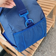 品牌单！深蓝色多功能男士旅行包手提行李包斜挎健身包