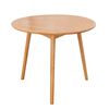 北欧实木圆桌小户型餐桌组合日式1.2m-2.4m米圆餐桌可定制洽谈桌