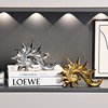 北欧轻奢创意海螺摆件办公室客厅酒柜桌面现代家居装饰软装工艺品