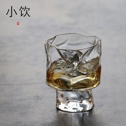 木村小饮ibuki杯小松诚设计茶杯日式随型酒杯木盒日本清酒玻璃杯