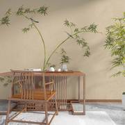 新中式花鸟画手绘竹子环保壁画淡雅客厅电视背景墙纸卧室墙画壁纸