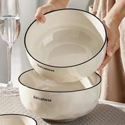 北欧陶瓷汤碗家用2023汤面，碗高级感大号碗公面条碗泡面碗大碗