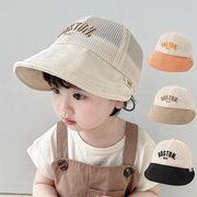 儿童帽子夏季遮阳帽男童渔夫帽，女童防晒帽，透气男宝宝太阳帽鸭舌帽