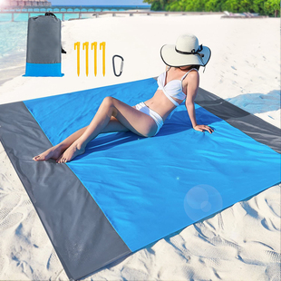 沙滩垫防水防沙户外地垫，海边露营草坪，垫子超薄超轻野餐垫防潮垫