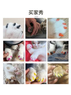 宠物指甲套狗狗指甲套猫咪指甲套猫狗爪套防抓套防猫抓泰迪指甲套