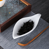 陶瓷茶则三件套禅意，功夫茶具配件，取茶茶荷茶艺茶拨茶匙茶道零配件