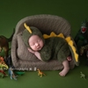 新生儿拍照服装恐龙造型婴儿满月照月子照摄影道具卡通龙宝宝主题