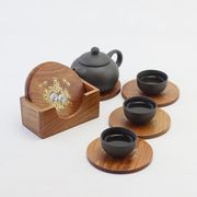 越南花梨木红木杯垫碗垫木杯垫木杯垫 茶杯垫 隔热垫实木杯垫
