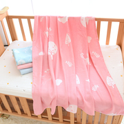 竹纤维冰丝毯新生儿童盖毯宝宝幼儿园午睡空调毯夏季凉被小毛巾被