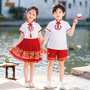 六一儿童演出服小学生班服汉服，中国风表演服装校服，夏季幼儿园园服