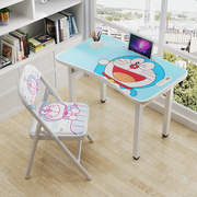 儿童写字桌椅套装简易折叠学习桌小型家用椅子简约现代小学生书桌