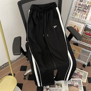 秋季休闲男裤潮流气质ins简约慵懒原宿时尚流行百搭学生日系男裤