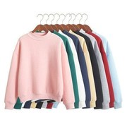 抓绒卫衣女2018 autumn winter women fleece hoodie blouse tops