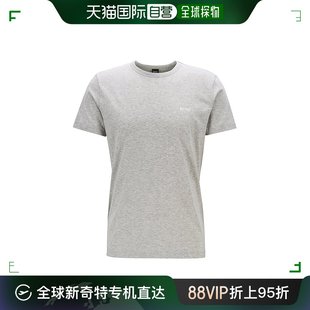 香港直邮hugoboss男士浅灰色，棉质t恤tee-50245195-059