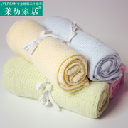 竹纤维洞洞毯d毛巾被盖毯午睡夏凉被儿童婴儿小毯子空调毯薄款夏