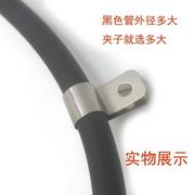网红EC304不锈钢R形理线夹电线电缆固定U型线束卡扣防火耐高温非