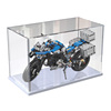 42063亚克力展示盒适用乐高宝马摩托车积木模型透明收纳防尘盒罩