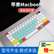 苹果macbookairpro电脑16键盘保护贴膜，14按键膜13防尘键位膜，1524英寸imac无线蓝牙秒控2代台式一体机a2449