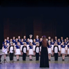六一黑猫警长合唱演出服装女童公主，蓬蓬裙诗歌朗诵舞表演