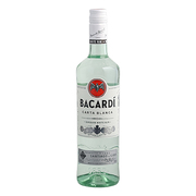 bacardirum百加得白朗姆，酒750ml百加得超级朗姆酒莫吉托mojito