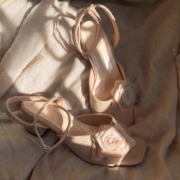 羊皮版~新中式露趾高跟，凉鞋女夏季复古玫瑰，方头粗跟中空气质单