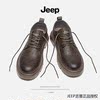 jeep吉普男鞋2022夏季休闲大头，皮鞋男英伦百搭夏天低帮马丁鞋透气