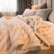 冬季加绒加厚毛毯被子冬被宿舍午睡毯子珊瑚绒小毛毯铺床盖毯盖被