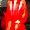 红色丝巾舞蹈女长条大红色披肩冰丝纱巾雪纺围巾高端大尺寸高级感