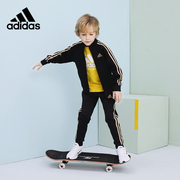 adidas阿迪达斯儿童套装男女大童青少年春秋运动服外套长裤两件套