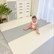 宝宝加厚pu爬行垫婴儿童，客厅拼接地垫环保折叠游戏，防摔爬爬垫定制