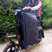 电动车挡风被加大加厚通用款踏板摩托车双面，防雨加绒保暖护膝分体