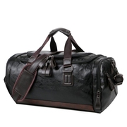 pu皮大容量旅行包男士商务出差行李，包旅游(包旅游)背包手提单肩行李袋