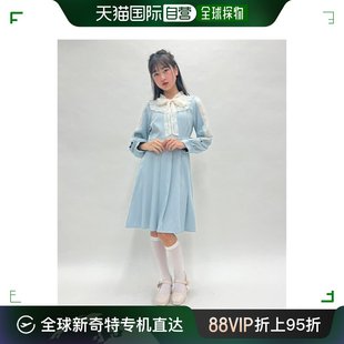 日本直邮axes femme 儿童款肩部蕾丝拼接连身裙 CI361X03J