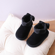 女宝宝雪地靴13岁0冬季女小童公主，靴婴儿棉鞋加绒保暖儿童靴