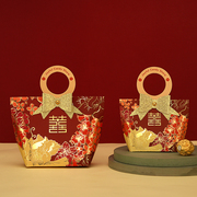 创意网红结婚喜糖盒婚礼回礼喜糖袋糖果礼盒装包装盒欧式盒子空盒
